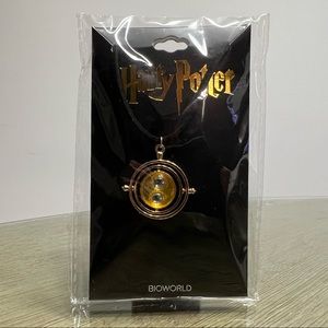 Harry Potter Time Turner necklace, made by Bioworld for Loot Crate